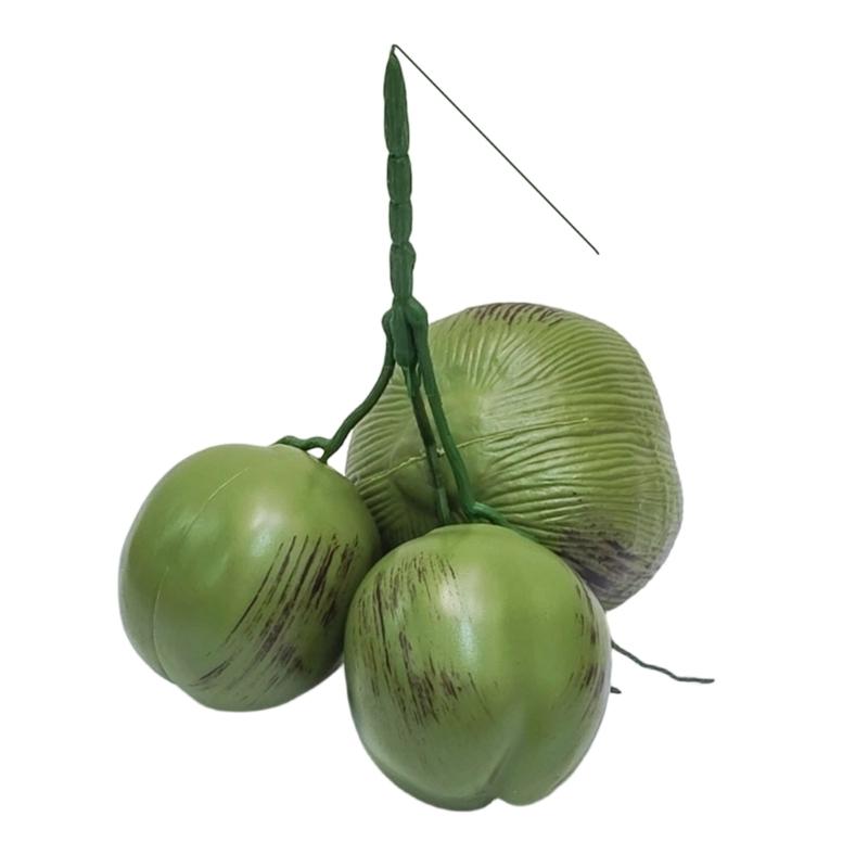 

Bright ABS Materials Coconuts Replicas Artificial Fruit For Creative Photography Props And Seasonal Decorations