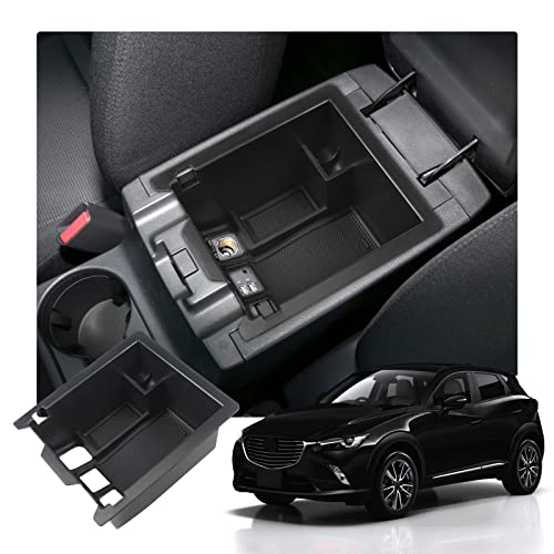 

[RUIYA] Бокс центральной консоли Mazda CX-5 2-го поколения серии KF, Лоток для хранения аксессуаров, Лоток консоли CX-5 серии KF, Специальный органайзер для автомобиля