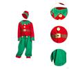 Christmas Costume Set Comfortable Dress Up for Party Favors Carnival Children