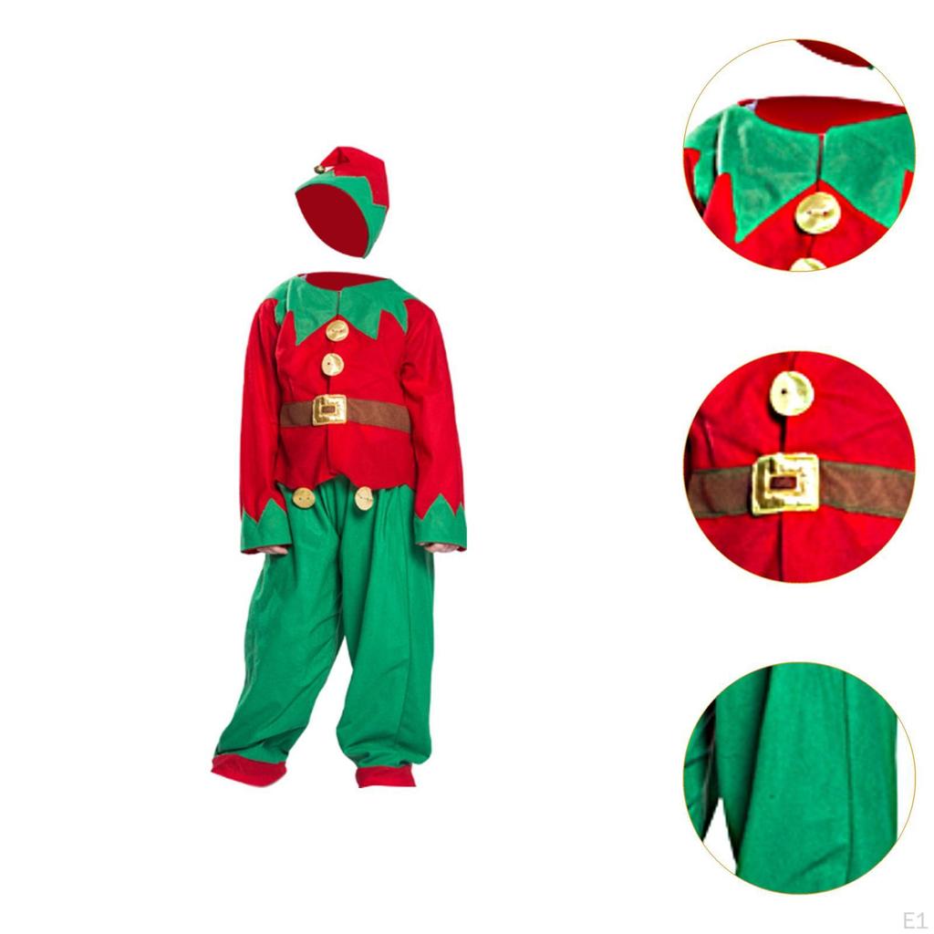Christmas Costume Set Comfortable Dress Up for Party Favors Carnival Children