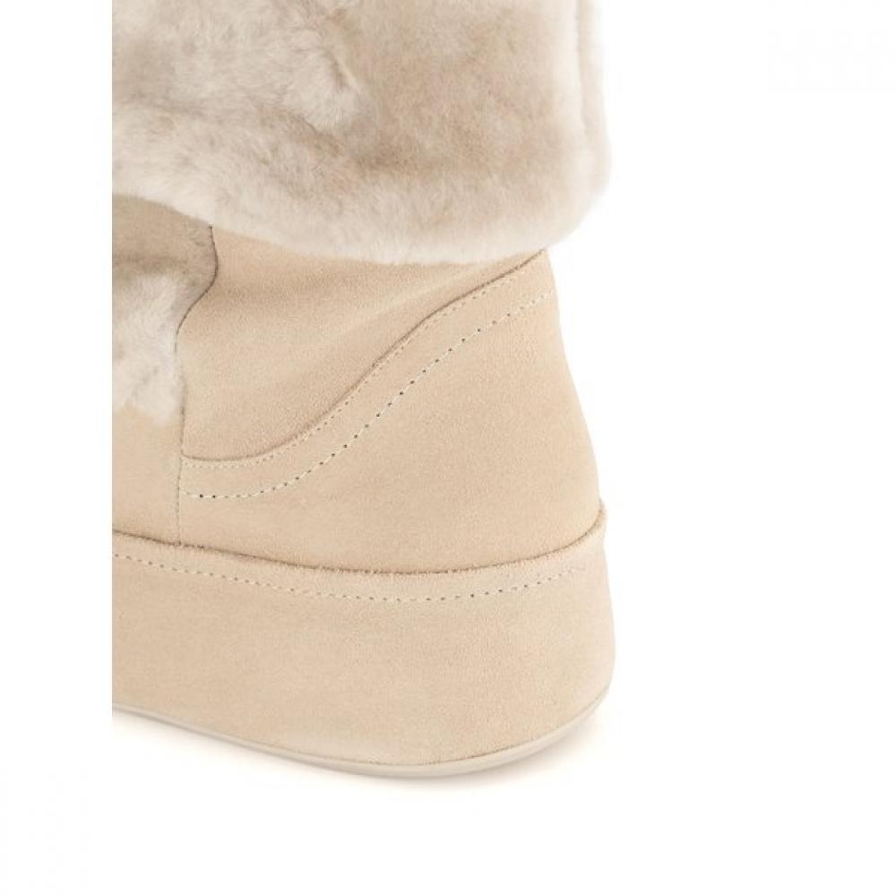 Soda Women Casual Wool Latex Boots Hib410 Ka35  4cm 