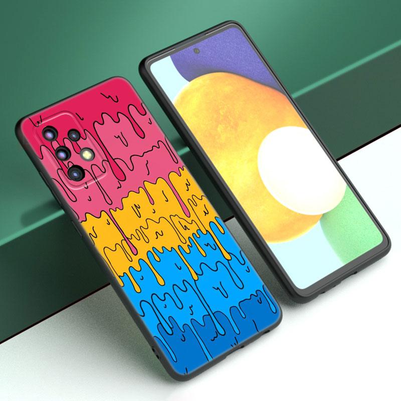 Pastell Kawaii Schmelzen Lesben Stolz LGBTQ Fall Für Samsung A21 A30 A50 A52 S A13 A22 A32 A53 A73 5G A11 A12 A31 A51 A70 A71 A72