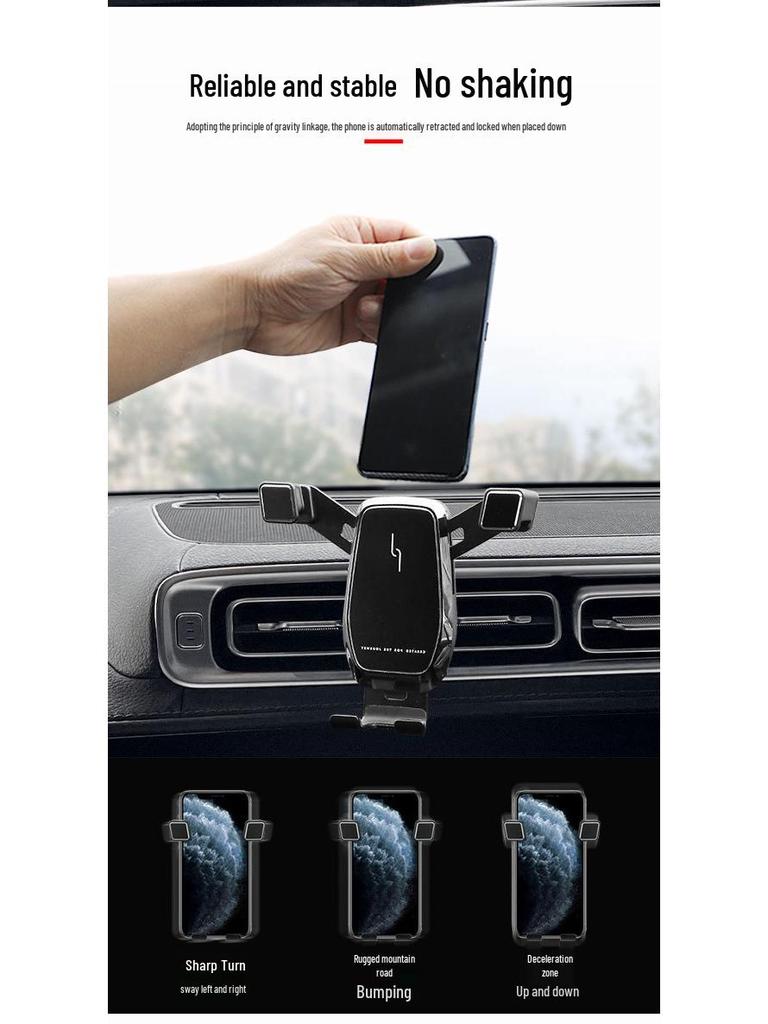 Mercedes S 21-22 Facelift Bezprzewodowy Uchwyt na Telefon z Ładowaniem i Nawigacją.
