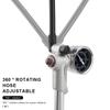 RIDERACE Pompa ad Aria per Ammortizzatori da Bicicletta 300psi Con Manometro Gonfiatore Portatile ad Alta Pressione per Pneumatici Pompa per Forcella e Sospensione Posteriore da Bicicletta