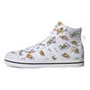 Adidas Gudetama X  Neo Bravada Mid Canvas Printed Casual Sports Non-Slip High-Top Skate Shoes Unisex Sneakers Off-White FY2939