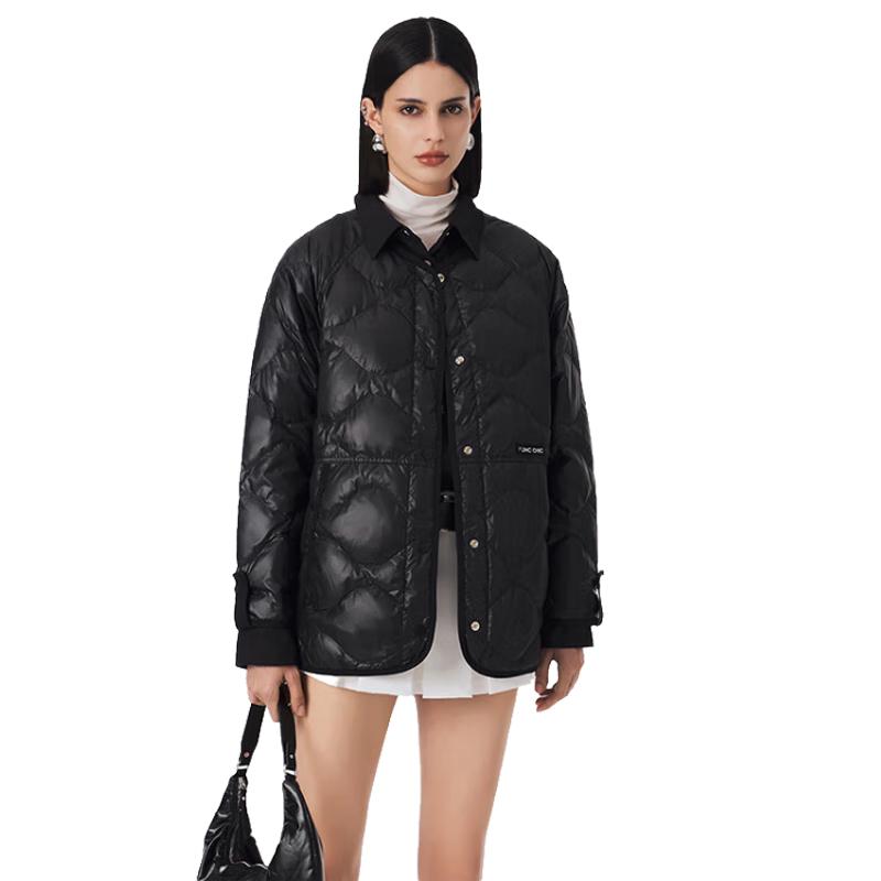 

Jinyujie Women s Lightweight Loose Fit Round Neck Down Jacket S (up to 135 jin)