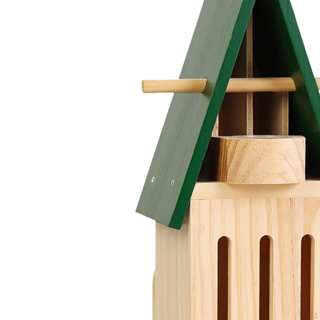 Butterfly House with Feeder Garden Decor Easy To Install Clean Multifunctional for Outside