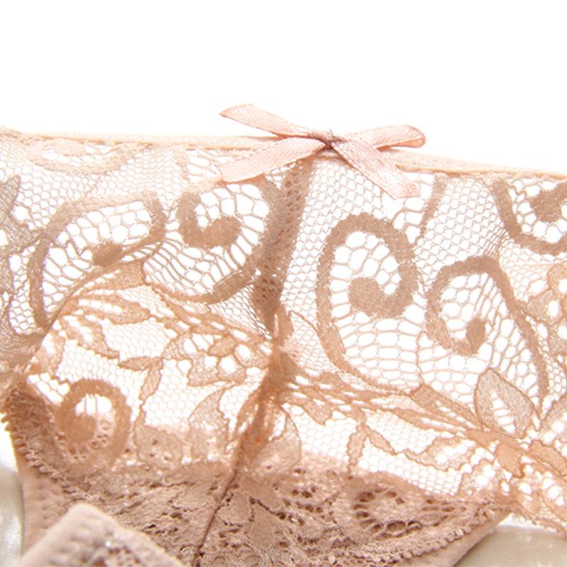 3ks/ šarže Sexy krajkové spodní prádlo pro dámské T kalhotky krajka s nízkým pasem bezešvá velká tanga