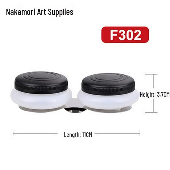 Stainless Steel Oil Painting Turpentine Oil Pot with Single and Double Mouthends