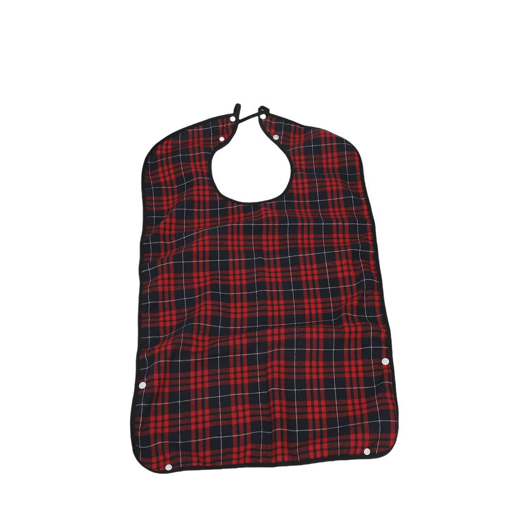 3 Pcs Adult Bib for Eating Water Proof Reusable Eating Clothing Protector with Crumb Catcher