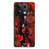 Phone Case - MANIACASE - Xiaomi Redmi Note 13 5G - TPU Silicone - Itachi Uchiha (demon Slayer) - Red