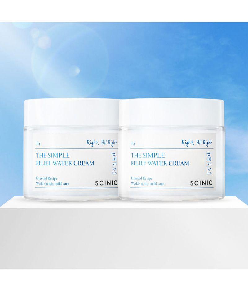 The Simple Relief Moisturizing Cream 80ml x 2