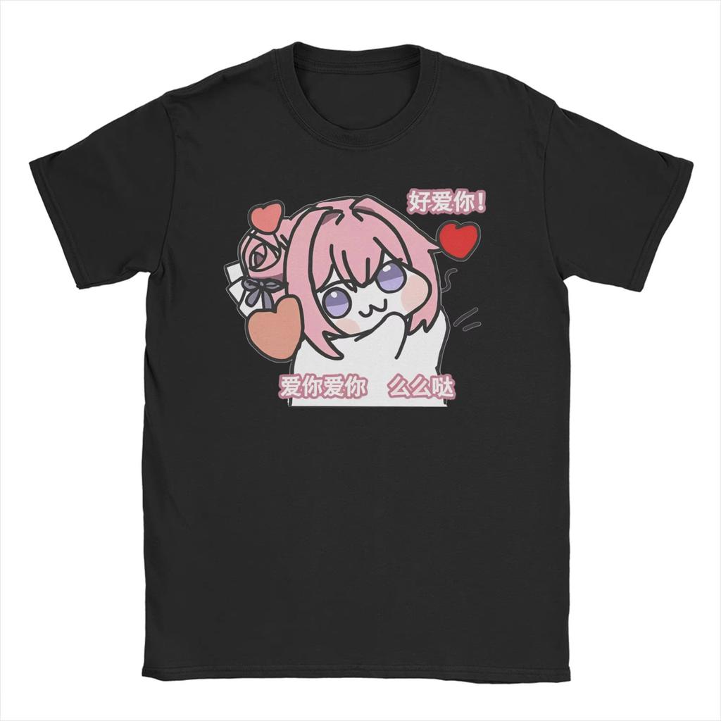 Street New Doro Meme Nikke for Men Women TShirts Anime Game Fun Tee Shirt Short Sleeve Crewneck TShirt Cotton Printed Clothes