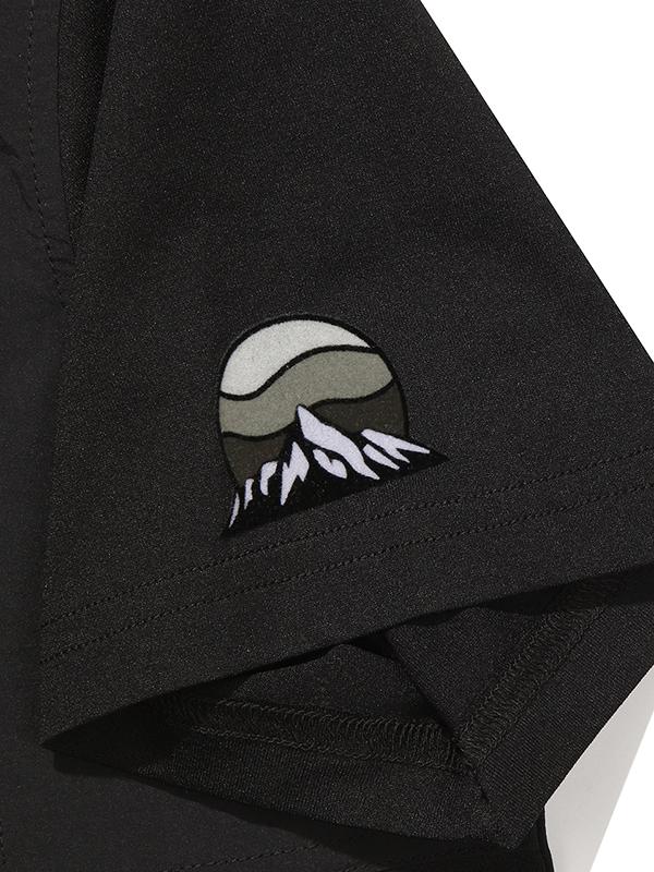 BBC EARTH W Hybrid Short Sleeve T-Shirt_Black