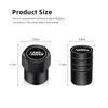 4Pcs Car Tire Valve Stems Cap Aluminum Wheel Air Valve Cover For Land Rover Discovery Defender Range Freelander Evoque SVR Velar XS1