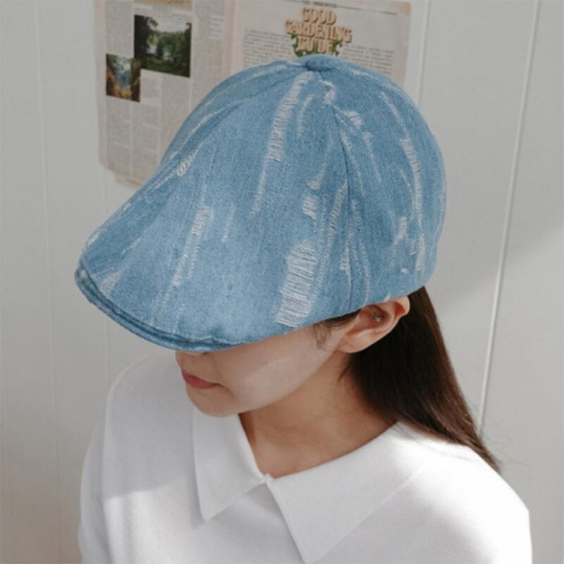 Women s Vintage Men s Grunge Hat C8102_Black Blue