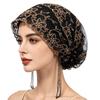 Elegant Lace Headband Cap Lace Texture Hair Covering Headpiece New Embroidered Hair Cap Daily Wear
