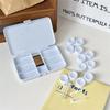 Cute  Large Capacity Contact Lens Case Travel Contact Lenses Case Soak Container Lenses Box for Beauty Pupil With Mirror