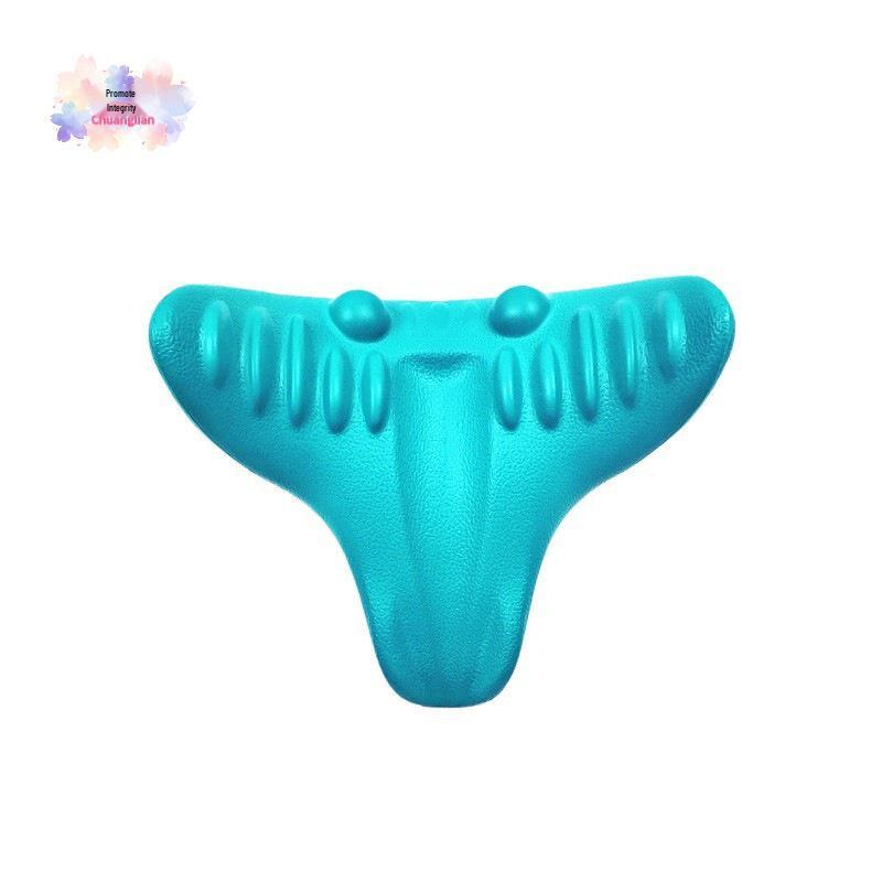Cervical Massage Pillow: Neck & Shoulder Pain Relief, Traction & Relaxation Device Spine Massage Pillow Blue