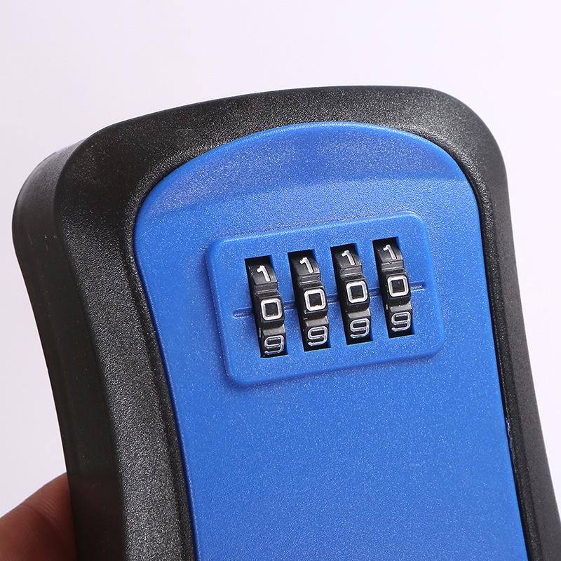 Anti-Theft Key Storage Box: Cat's Eye Design for Temporary Door Lock and Site Security