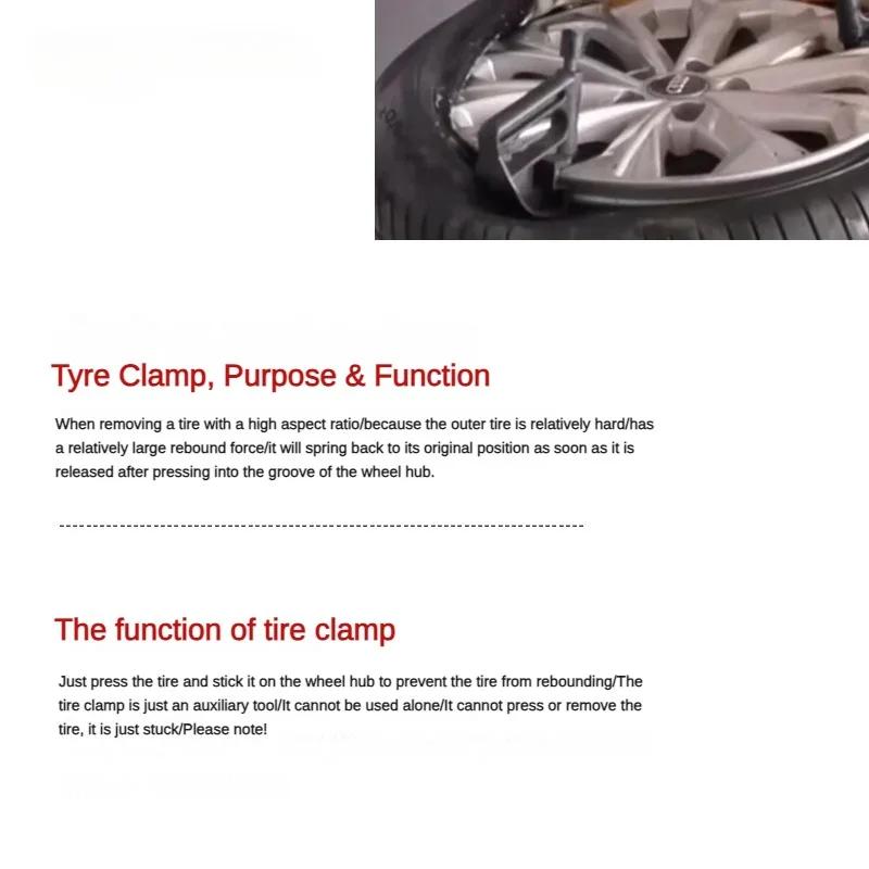 Car Tire Installation and Removal Assistant Universal Rim Clamp Tire Pressure Lever Replacement Assistant Car Removal Tool