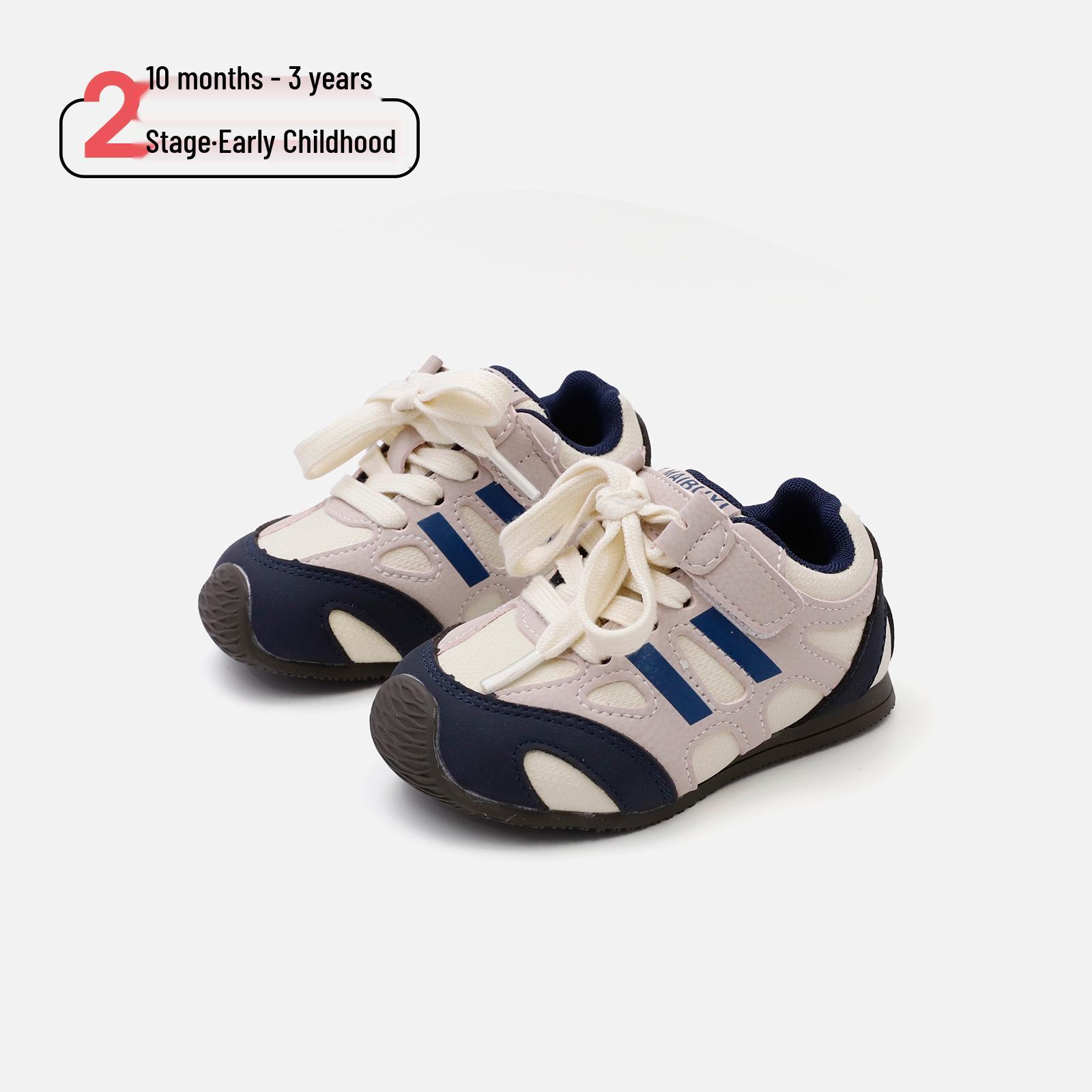 

Весна 2026 - Перші кросівки для малюків - Модні повсякденні для дівчаток та Нековзкі м які кросівки для хлопчиків Size 20 / Inner Length 14.5cm орхідейний/фіолетовий