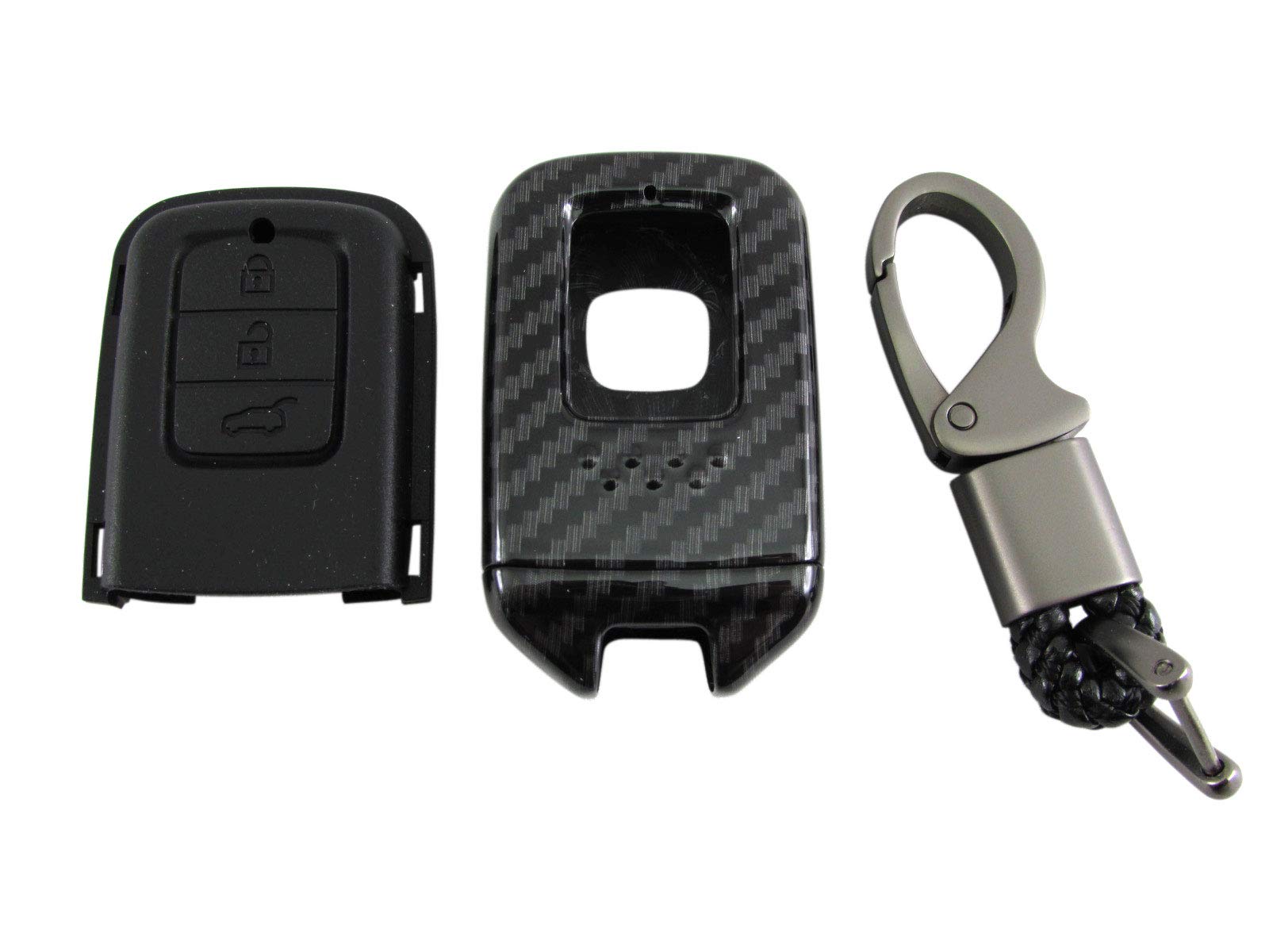 

BRIGHTZ Carbon Fiber Smart Key Case for Accord Hybrid Compatible with Honda Smart Keys Accord CR6/CR7 (Black) [KEY-CASE-030] (CR, R6, R7, 6, 7, чёрный