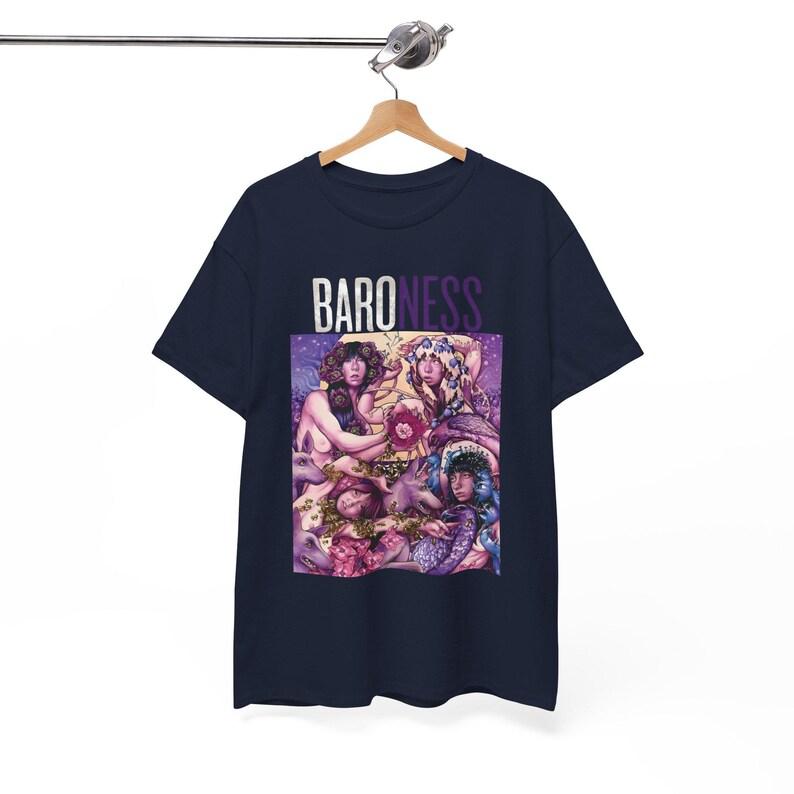 2026 Sommer Mode Trendiges T-Shirt Herren Damen Vintage Oberteil Baroness _lila_ Album Cover T-Shirt _ Stoner & Sludge Metal Grafik T-Shirt