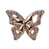 10pcs Metal Button DIY Craft High-Grade Inlaid Rhinestones Decorative Fashion Butterfly Shape Button Sewing Clothing Accessories