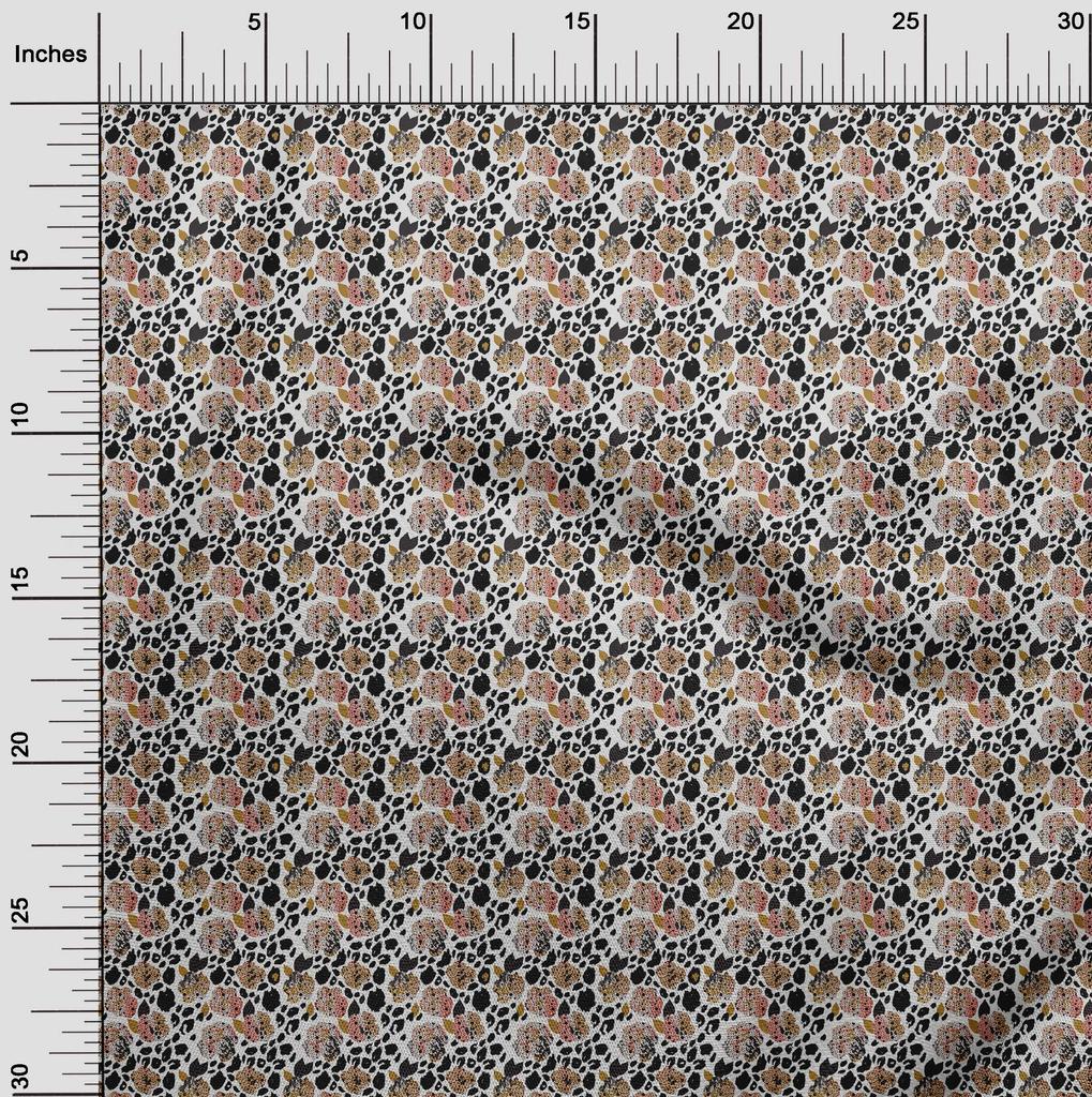 oneOone Cotton Flex Light Brown Fabric Texture Sewing Fabric By The Yard Printed Diy Clothing Sewing Supplies 40 Inch