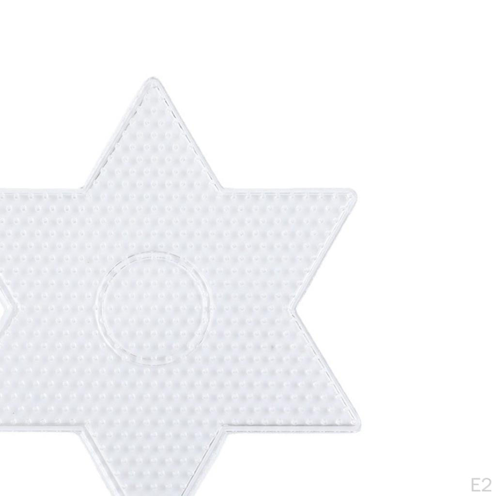 Beads Boards Clear Plastic Pegboards Template for DIY Projects 5mm