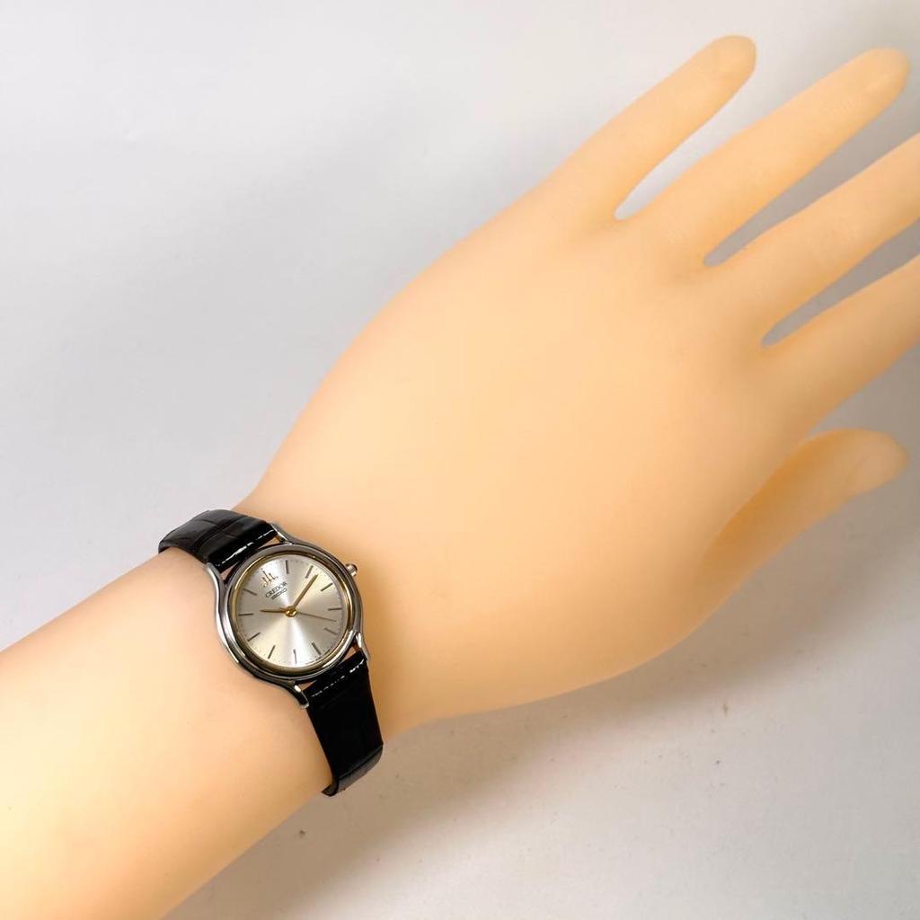 Used Seiko Credor Genuine Belt Round Ladies Watch [Working, New Battery]