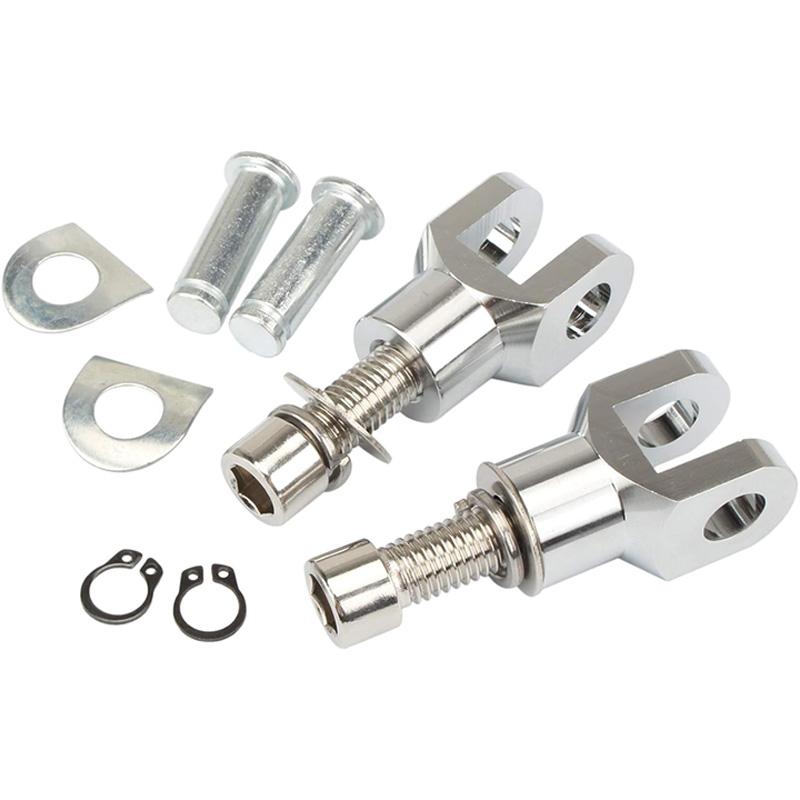 Motorcycle Rear Passenger Foot Peg Support Mount Clevis Kit with Hardware for Softail FXST for Harley Dyna FXR FX,29mm Aluminum Footrest Bracket