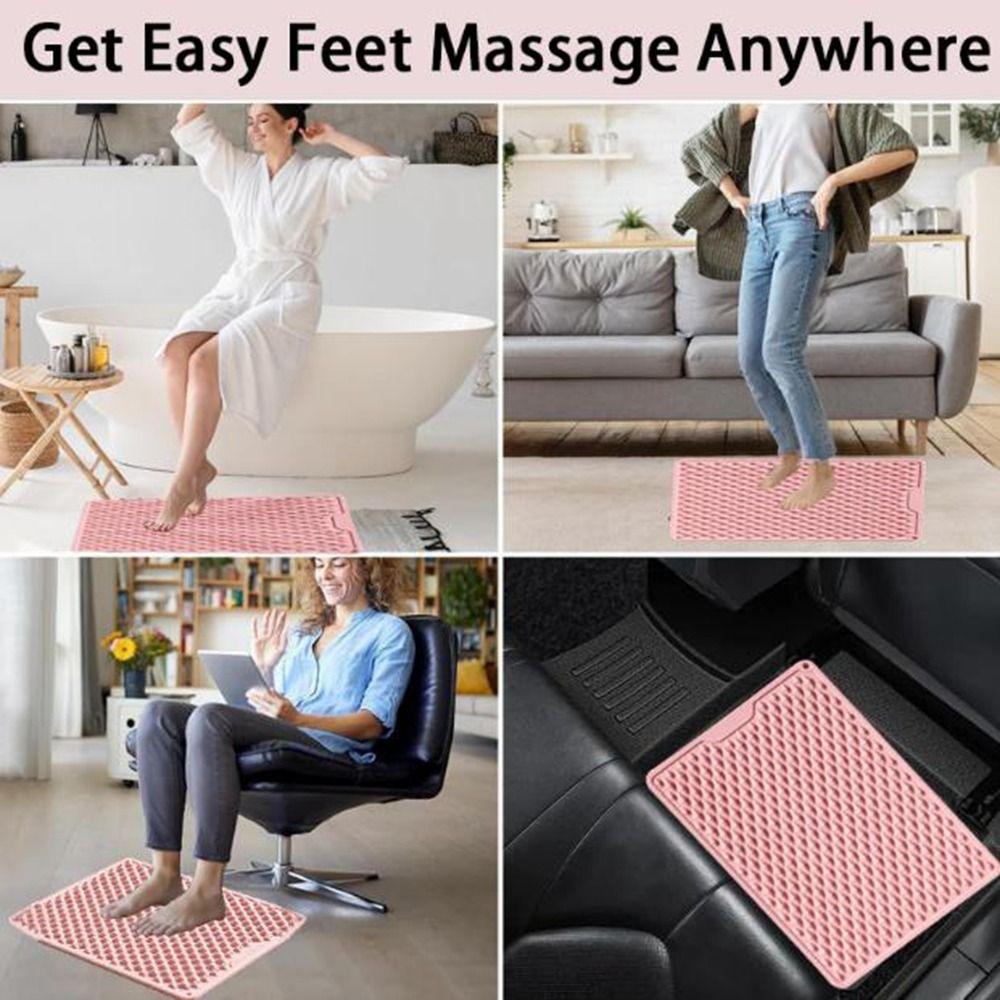 Double-sided Jogging Massage Pad Thickened Acupressure Board Foot Massage Pad  Fitness Pedal