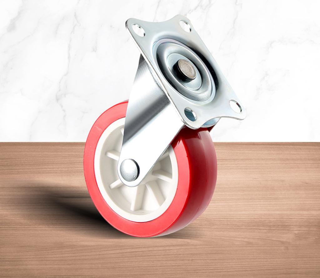 Heavy Duty Universal Casters with Quiet Designs Long Lasting Rotates Caster Wheels for Furniture & Appliance Mobility