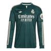 Adidas Originals Real Madrid 26/27 Season Away Quick-Dry Slim Fit Striped Long Sleeve Football Shirt Player Version Men Tops KC3980