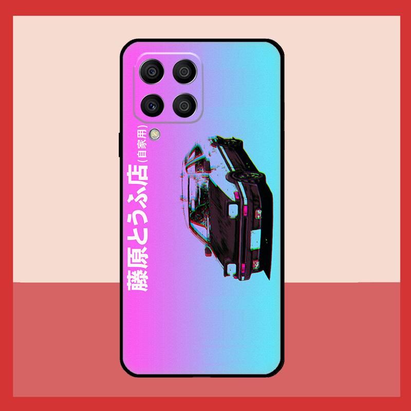 JDM Vaporwave Glitch Anime Case For Samsung Galaxy M11 M31 M14 M34 M54 M12 M32 M52 M15 M13 M06 M16 M36 M56 M53 M35 M55