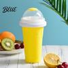 Food Grade Silicone Slush Cup Maker Cup  Portable Squeeze Ice Smoothie Refreshing Slushie with Lid  for Juice Milk Soda Family Summer