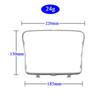 For Mercedes C-Class Car Center Console Cup Holder Frame Trim For W253 W205 GLC 2014-22 2056830900 Car Interior Accessories