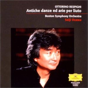 

CD BOSTON SYMPHONY ORCHESTRA, RESPIGHI - Respighi: Antiques for Lute POCG3230 Japan ObiClassical Used