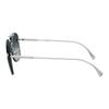 Versace Temple Lettering Metal Aviator Sunglasses Women's Silver 65990210 VE 2296 1000V1-Silver 60/14/145 - h.52