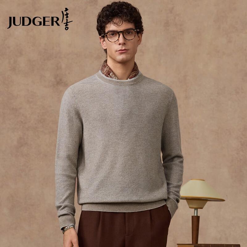 

Judger Men s Wool & Cashmere Round Neck Pullover Sweater 2XL