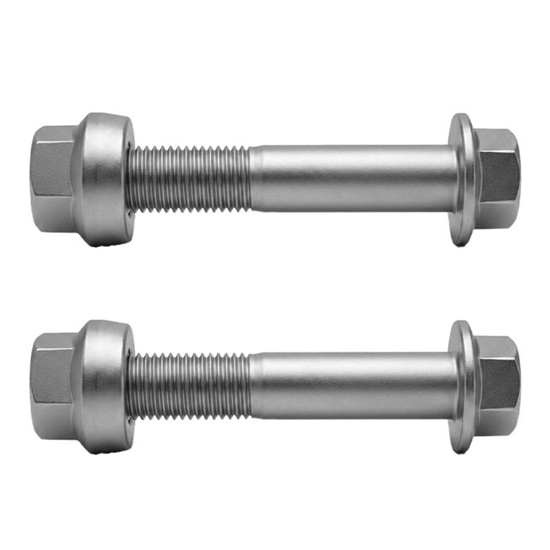 Suspension Control Arm Bushing Mounting Fasteners, 40178AX06C Metal Bolts with Six-Sided Heads and Nuts for Suspension Maintenance