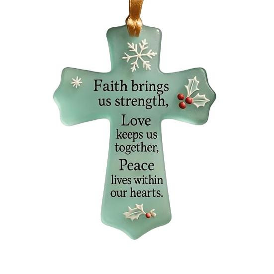 Vánoční ozdoba z mořského skla Ručně vyráběné umění z mořského skla Závěsná dekorace na vánoční stromek Oceánská tématika Suvenýr pro přátele