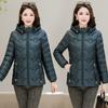 Damenjacke für Herbst und Winter, einfarbig, mit Kapuze, schmale Passform, dick, warm, kurz