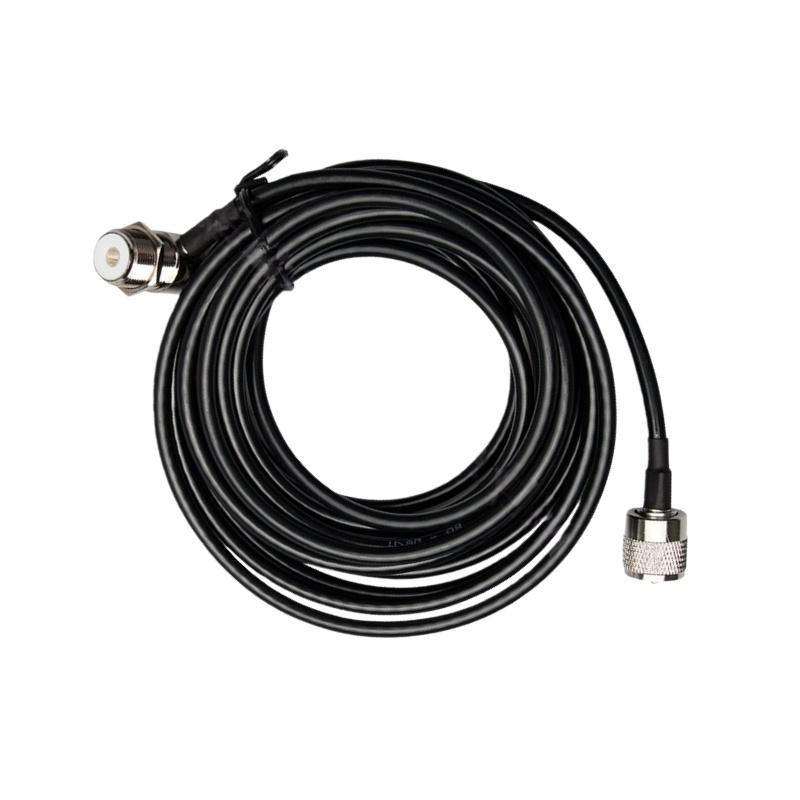 1Pcs 5 Meter Extension Mount Cable Rg58 Pl259 Uhf To So239 Connectors Mobile Car Radio Antenna For Kenwood Yaesu Icom For Tm-261