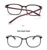 TR90 Square Frame High-Definition Anti-Blue Light Ultralight Reading Glasses