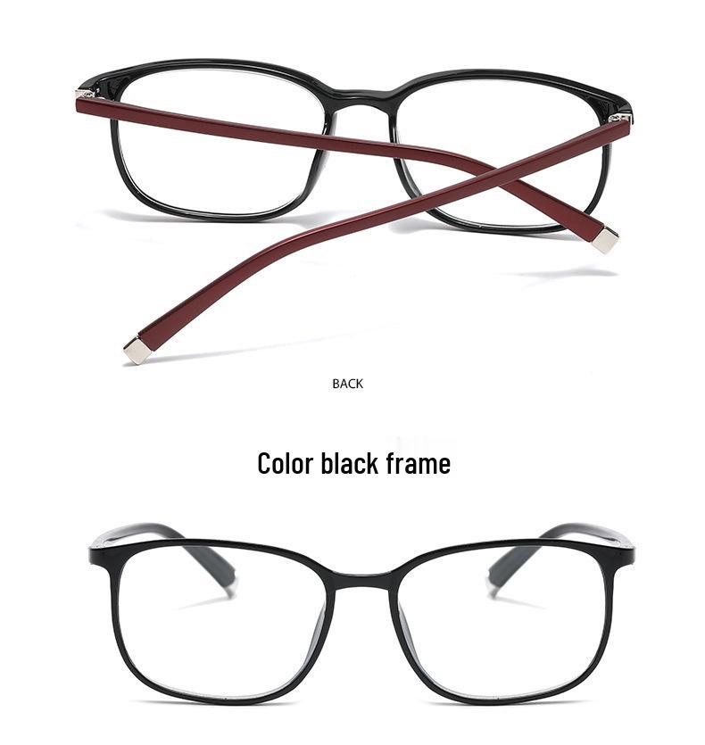 TR90 Square Frame High-Definition Anti-Blue Light Ultralight Reading Glasses