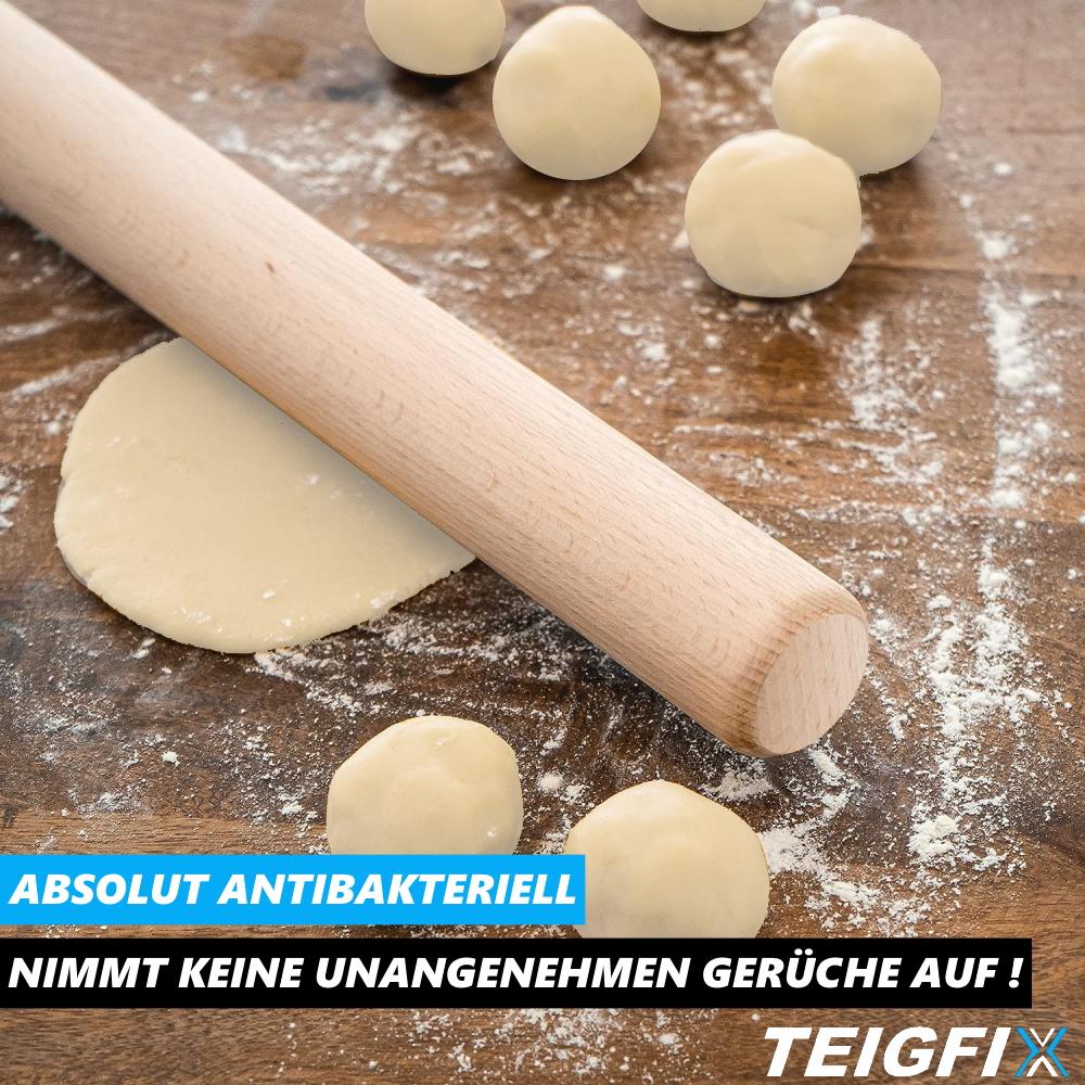 TEIGFIX Rolling Pin Dough Roller Baking Roller French Pasta Dough Roller Wood