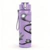 1PC Lotus Ink Line Art 750ml Color Plastic Sports Water Bottle Leakproof Flip Straw Lid For Sports Office Home Use